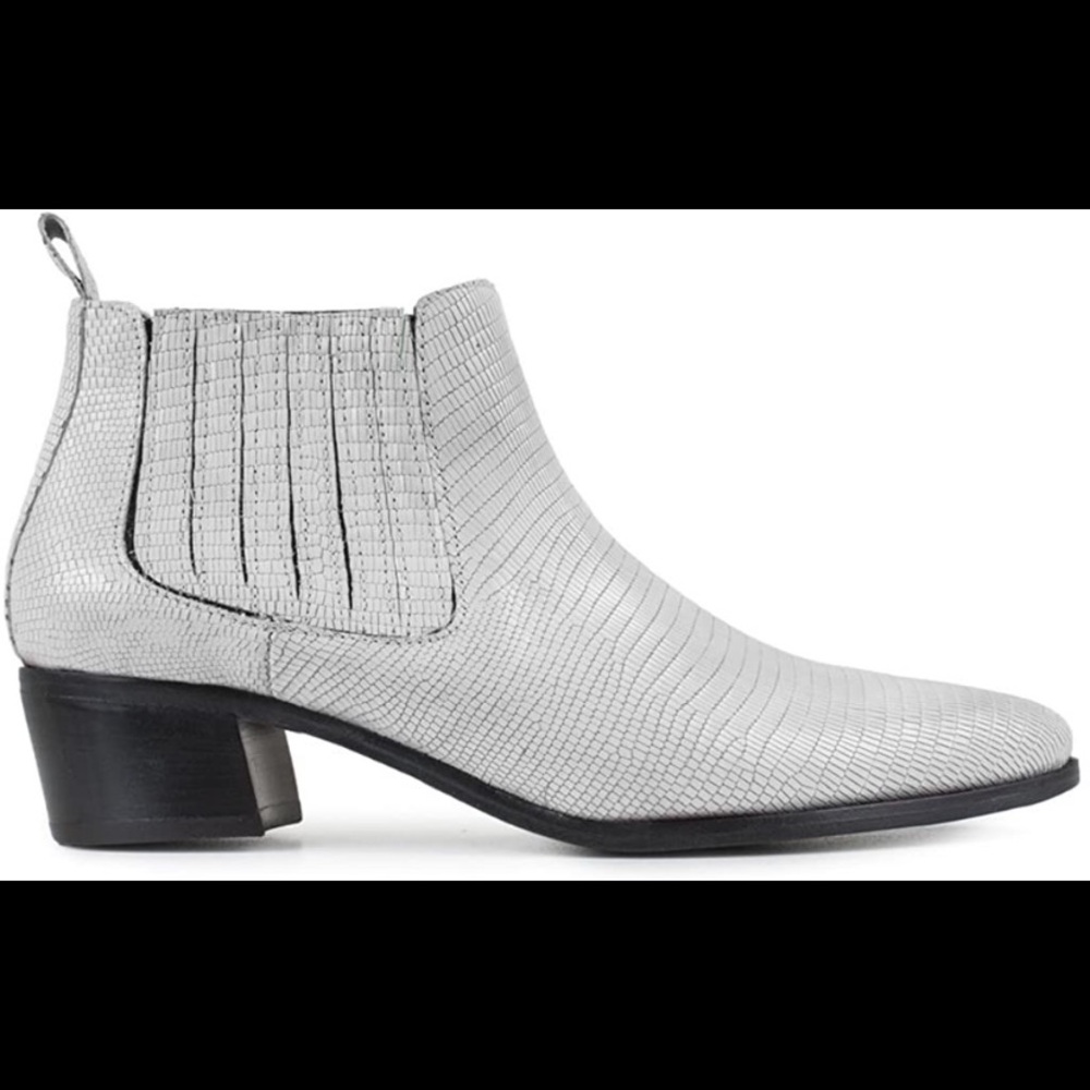 Modern Vice Embossed Lizard Handler Boots